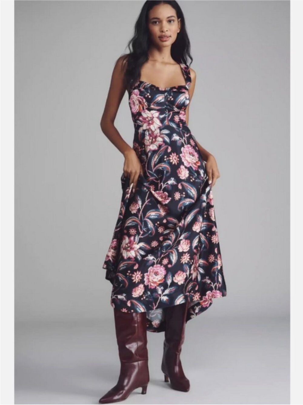 Anthropologie Jocelyn Sleeveless Slip Midi Dress by Maeve $168